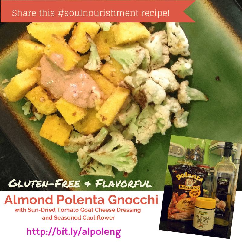 Almond Polenta Gnocchi recipe