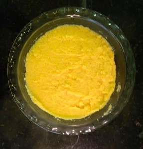 polenta in pyrex