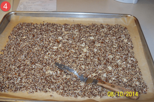 spread in cookie sheet
